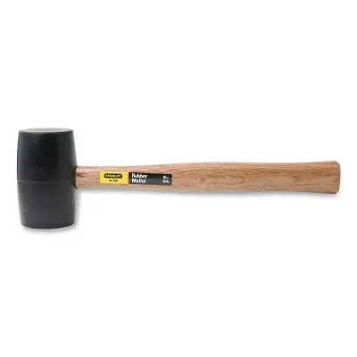 Stanley 51104 Rubber Mallet 16 oz 13-1/2 in Hardwood Handle
