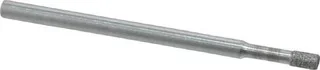 Strauss & Co. 0.11″ Head Diam x 0.157″ Head Thickness Diamond (Abrasive) Grinding Pin 1/8″ Shank Diam x 2″ Shank Length, Medium Grade, 80 Grit PT0110-05D80 – 05236641