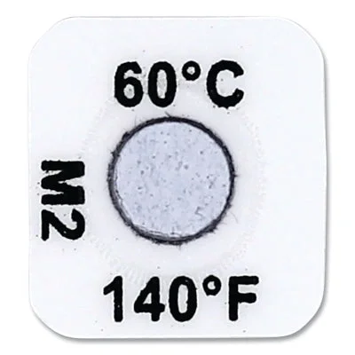 Tempil° 26288 Series 21 Tempilable Temperature Indicating Label, 250° F, 0.5 in L