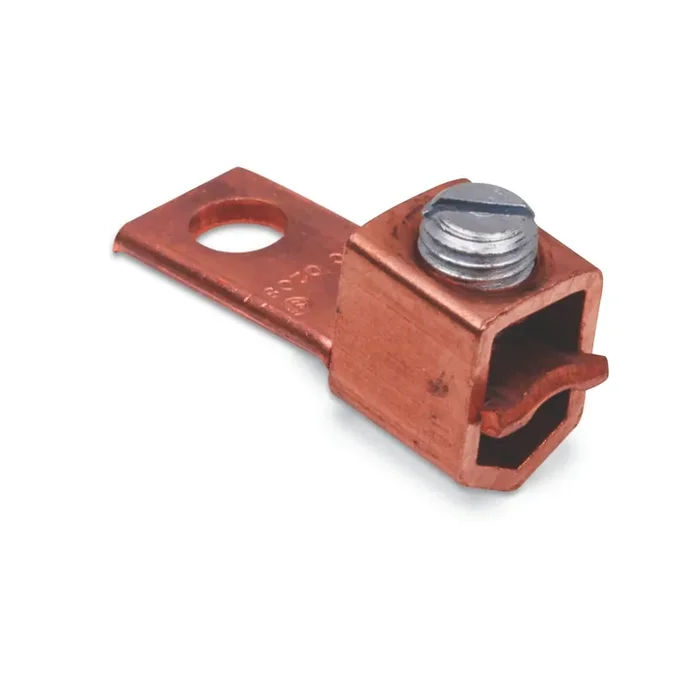 Thomas & Betts STC0414 Electrolytic Copper Type STC Straight Tang Mechanical Lug 14-4-AWG Stranded 1/4-Inch Blackburn Crafted