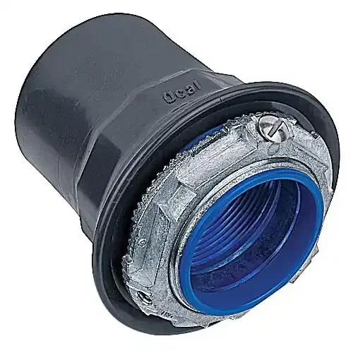 Thomas & Betts STG8-G PVC Coated Zinc Corrosion-Resistant Grounded Hub 3-Inch Ocal® Free Shipping