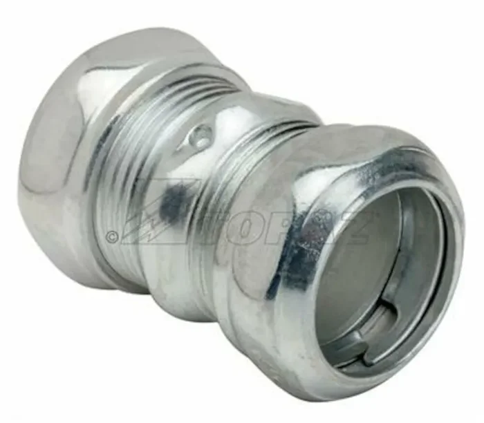 Topaz Electric 666S Zinc Plated Steel EMT Compression Coupling 2-Inch Top Rated