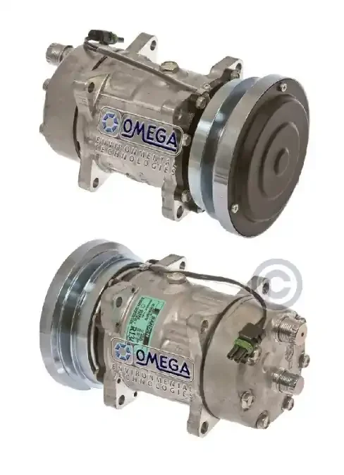 Trusted Brand Sanden Compressor Model SD7H15SHD 12V with 138mm Clutch Diameter and Horizontal O-Ring Fitting – 20-09963 by Omega