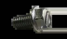 Warranty Included [1000 BULK] Machine Screws Slotted Indented Hex Washer Zinc Plated 10/32 X 2 1/4