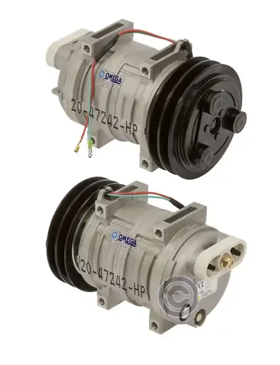 Warranty Included Omega Compressor Model HP210 24V with 135mm Clutch Diameter and Pad Fitting – 20-47242-HP