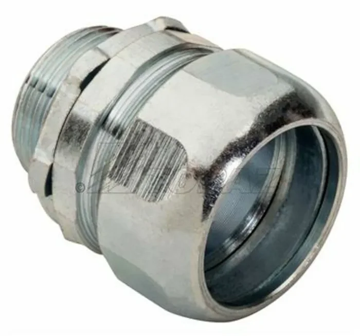 Warranty Included Topaz Electric 265 Steel Compression Connector 1-1/2-Inch