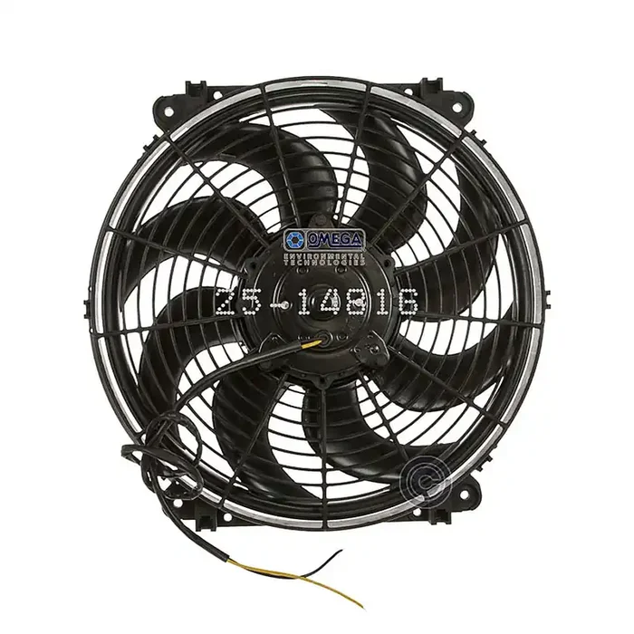 Weekend Sale Omega Fan Assembly Pusher Skewed Blade 13-in 12V 140W Standard REV – 25-14816