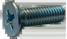 While Supplies Last [10000 BULK] Machine Screws Phil 100 Degree Flat Steel Zinc Plated 8-32 X 7/16