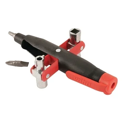 Wiha Tools 21105 Pen Style Control Cabinet Keys, Black/Red