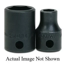 Williams® JHW2M-613 Supertorque® Standard Socket, Impact Rated, Metric, Square Drive, 3/8 in Drive, 13 mm Shallow Length Socket