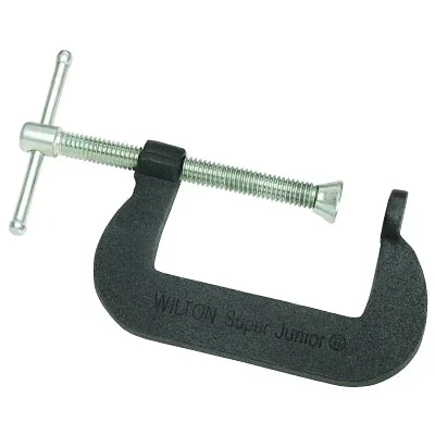 Wilton 21304 Super-Junior C-Clamps, Sliding Pin, 1 1/2 in Throat Depth