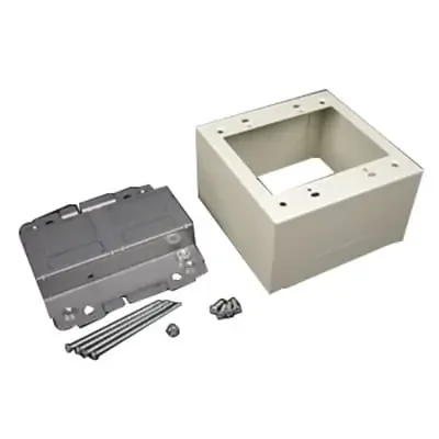 Wiremold 2444-2LSFW 2-Gang Device Box Steel Fog White 2400 Series Dual Channel Raceway Direct From Factory