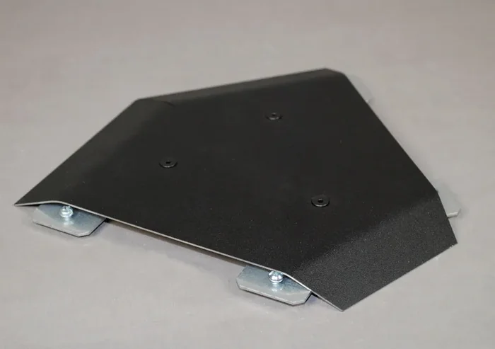 Wiremold OFR12 Black Powder Coated Steel Overfloor Raceway 45-Degree Flat Elbow 8-1/4 Inch Length x 8-1/2 Inch Width x 9/16 Inch Height Instant Buy