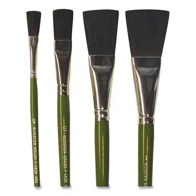 Wooster 0F16260006 Camel Hair Artists Brushes 19 mm W Camel hair wood handle