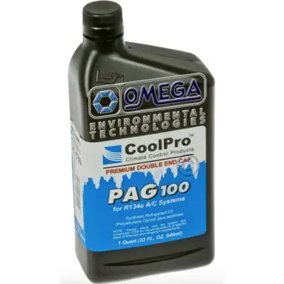 Worldwide Shipping Omega Oil PAG 100 Synthetic Refrigerant Oil Premium Double End Cap – 41-50105