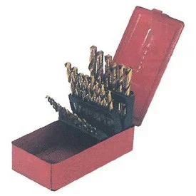 YG-1 Gold Tin-Coated HSS & Cobalt Drill Set, Jobbers Length, DLGP512SET, 56 pcs., Size 1-56 – GP-512